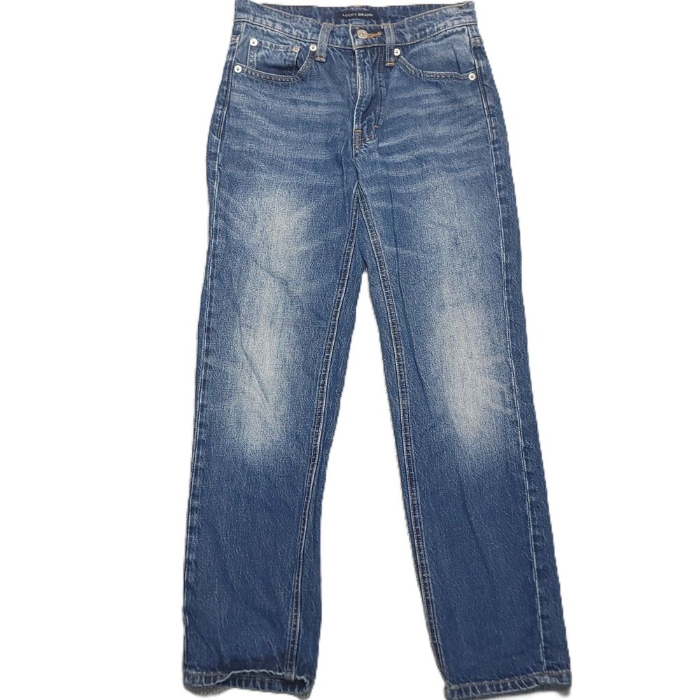 Lucky Brand Jeans Women 00/24 Mid Rise Boy Hemp Stretch Denim